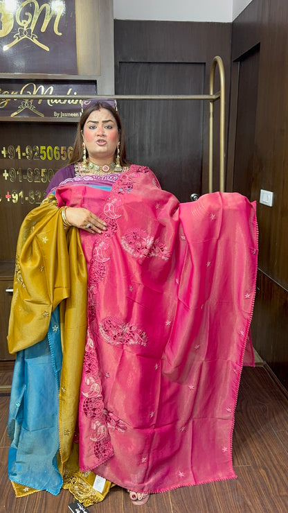 Virelisse Glass Tissue Unstitched Suit