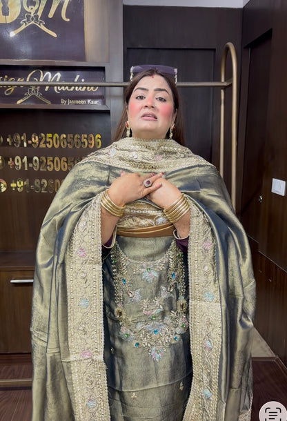 Orelisse Glass Tissue Unstitched Suit