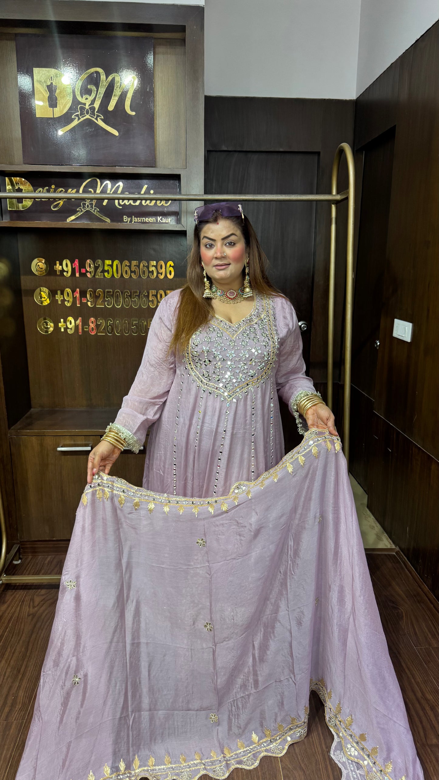 Navrisha Pure Chunon Anarkali Suit