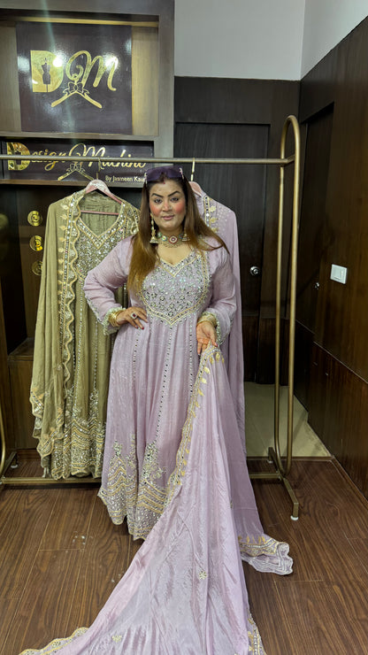 Navrisha Pure Chunon Anarkali Suit