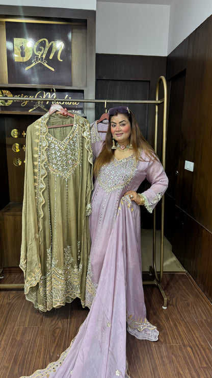 Navrisha Pure Chunon Anarkali Suit