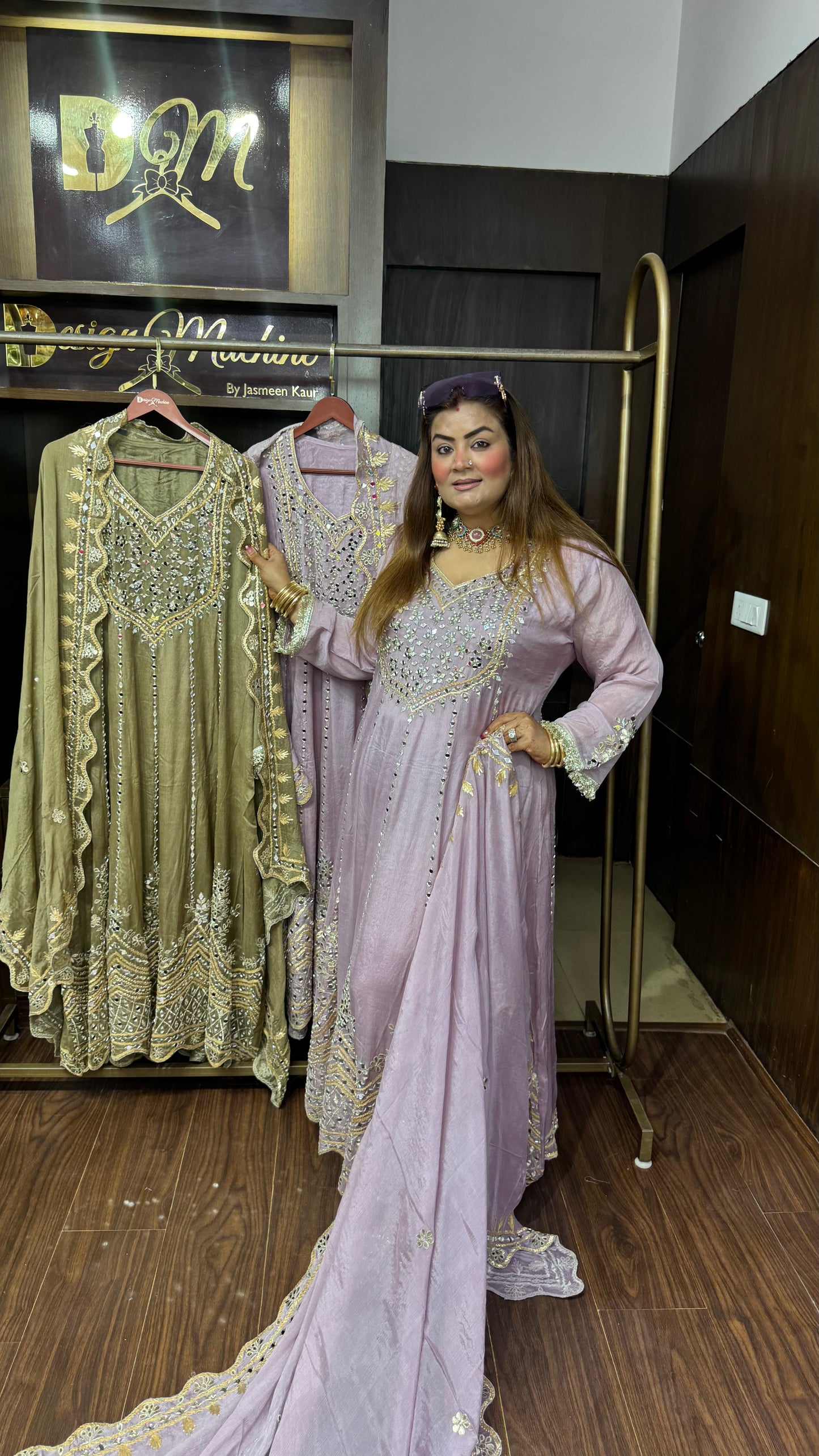 Navrisha Pure Chunon Anarkali Suit