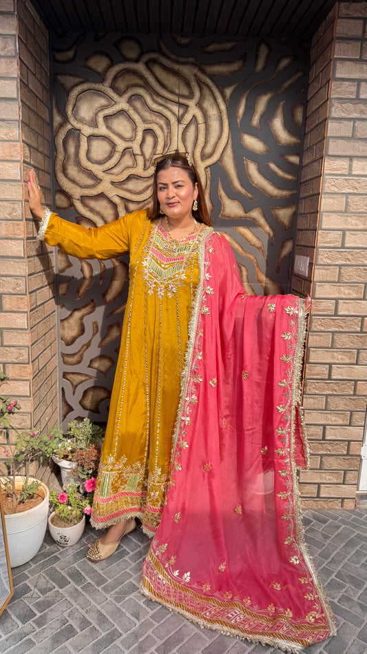 Tanvika (Chinnon Crepe Anarkali)