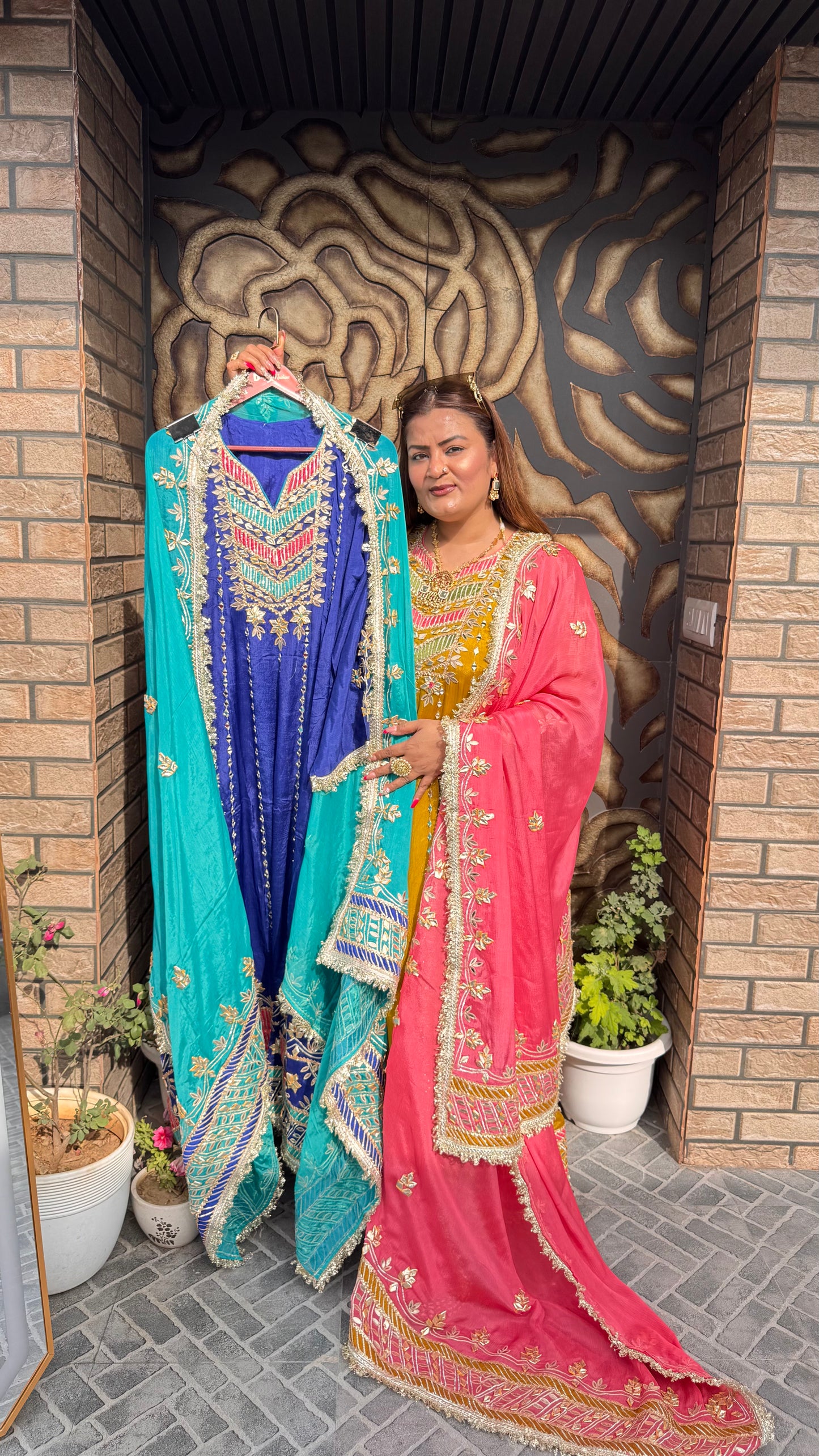 Tanvika (Chinnon Crepe Anarkali)