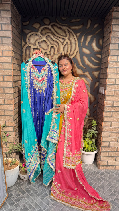 Tanvika (Chinnon Crepe Anarkali)