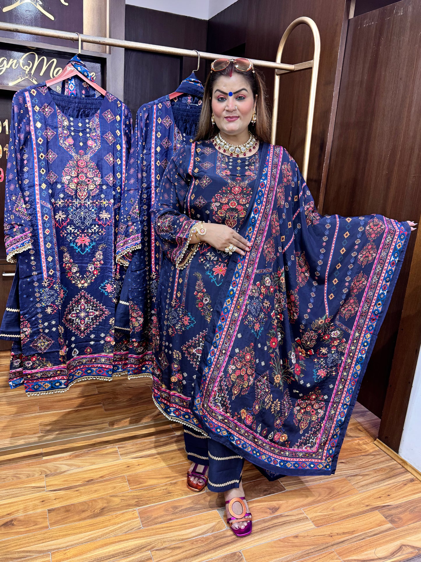 Sunehri Stitch Suit