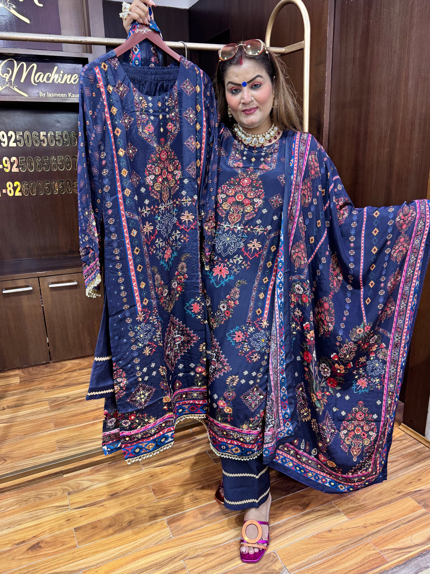 Sunehri Stitch Suit