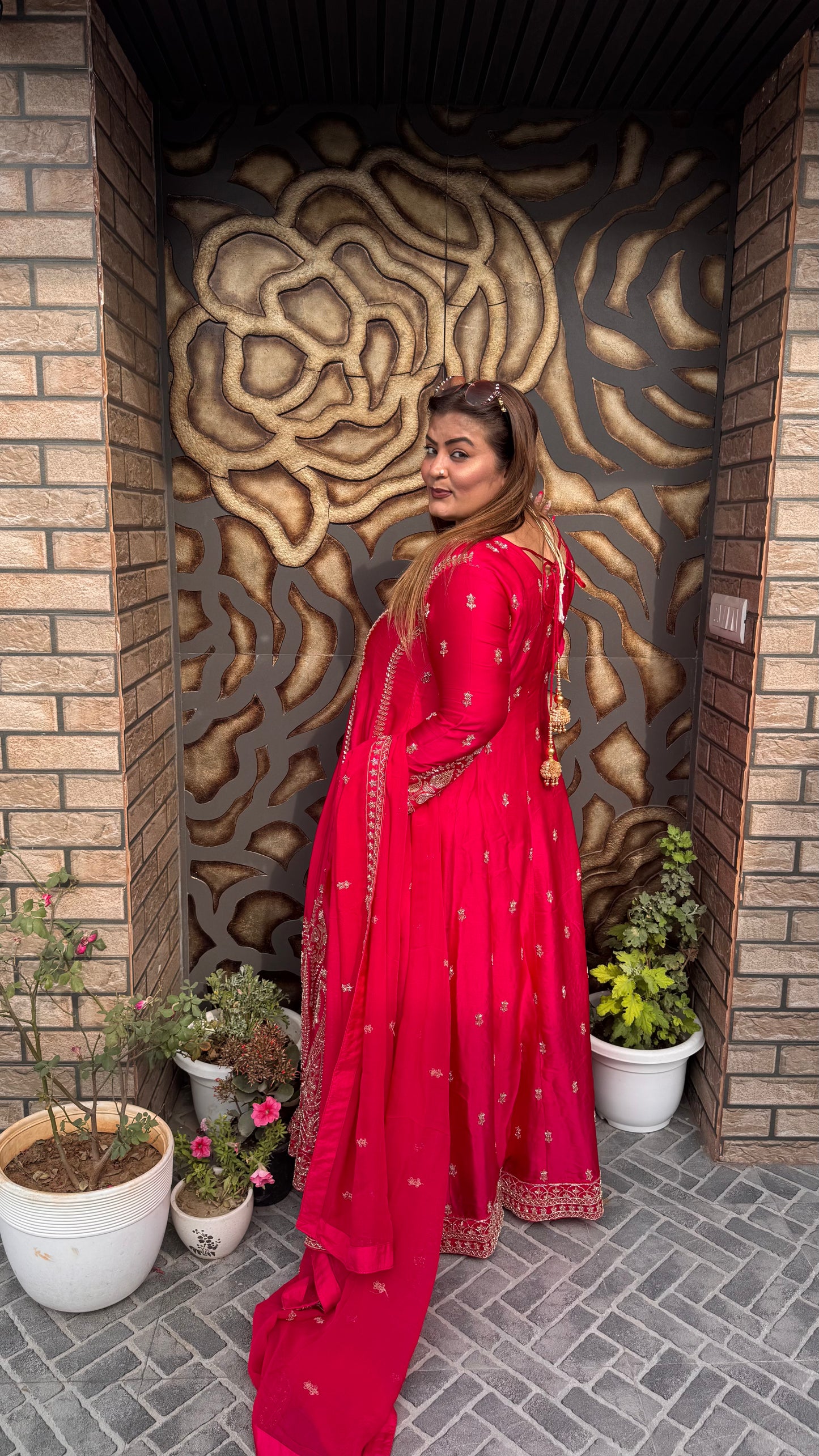 Velina (Satin Silk Anarkali)