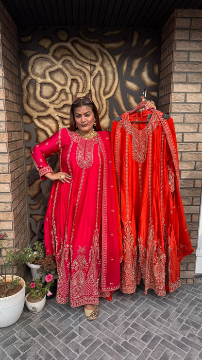 Velina (Satin Silk Anarkali)