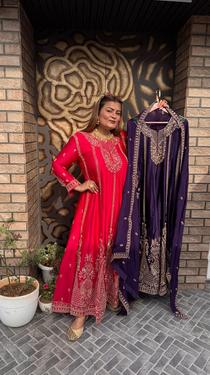 Velina (Satin Silk Anarkali)