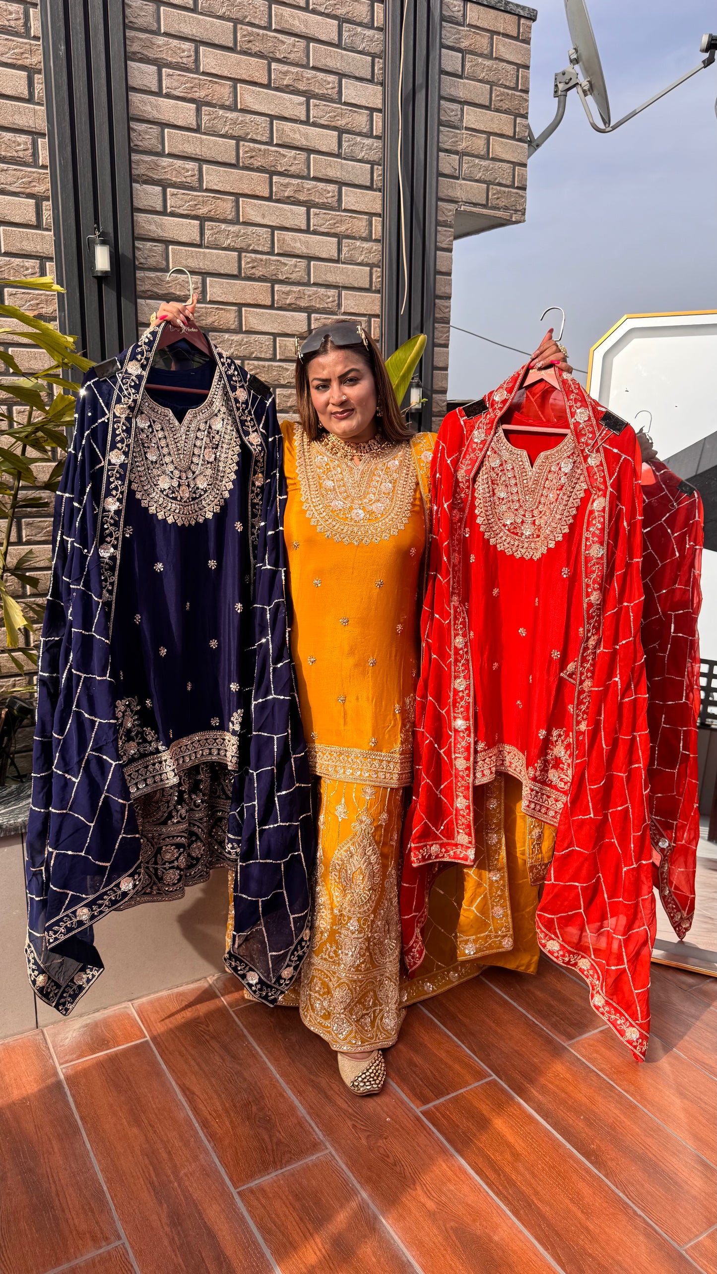 Tanvika (Chinnon Sharara Suit)