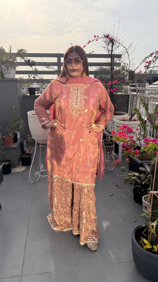 Zymera (Crepe Sharara Suit)