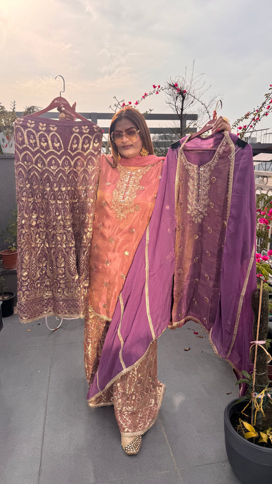 Zymera (Crepe Sharara Suit)