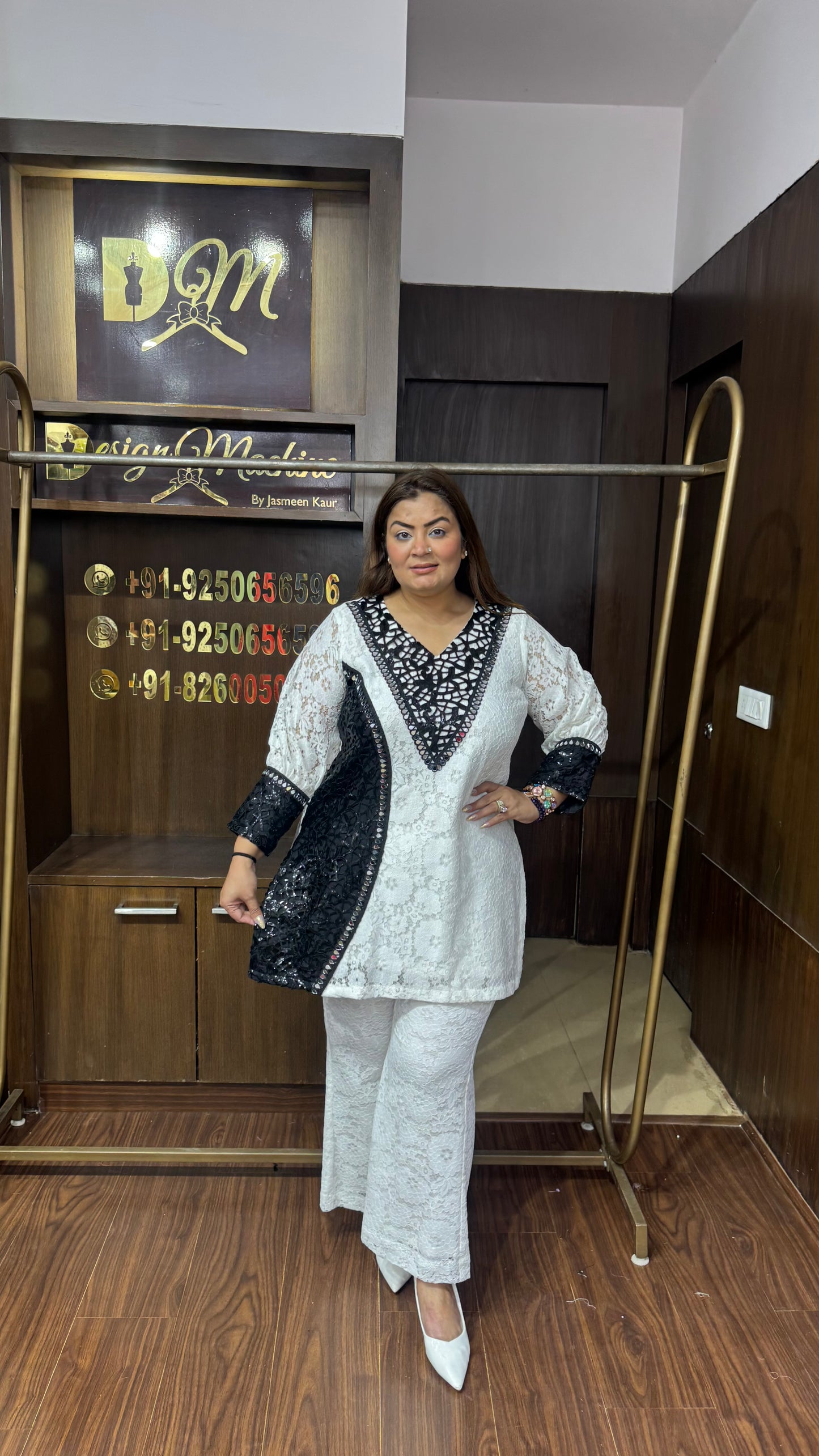Meher Hakuba Chikankari Co-ord Set