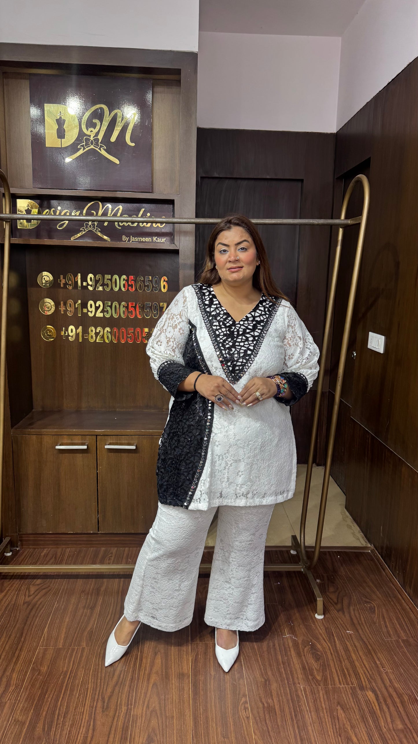 Meher Hakuba Chikankari Co-ord Set
