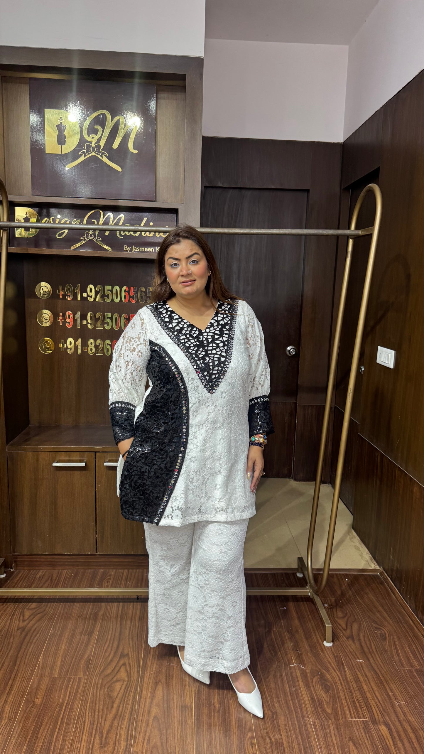 Meher Hakuba Chikankari Co-ord Set