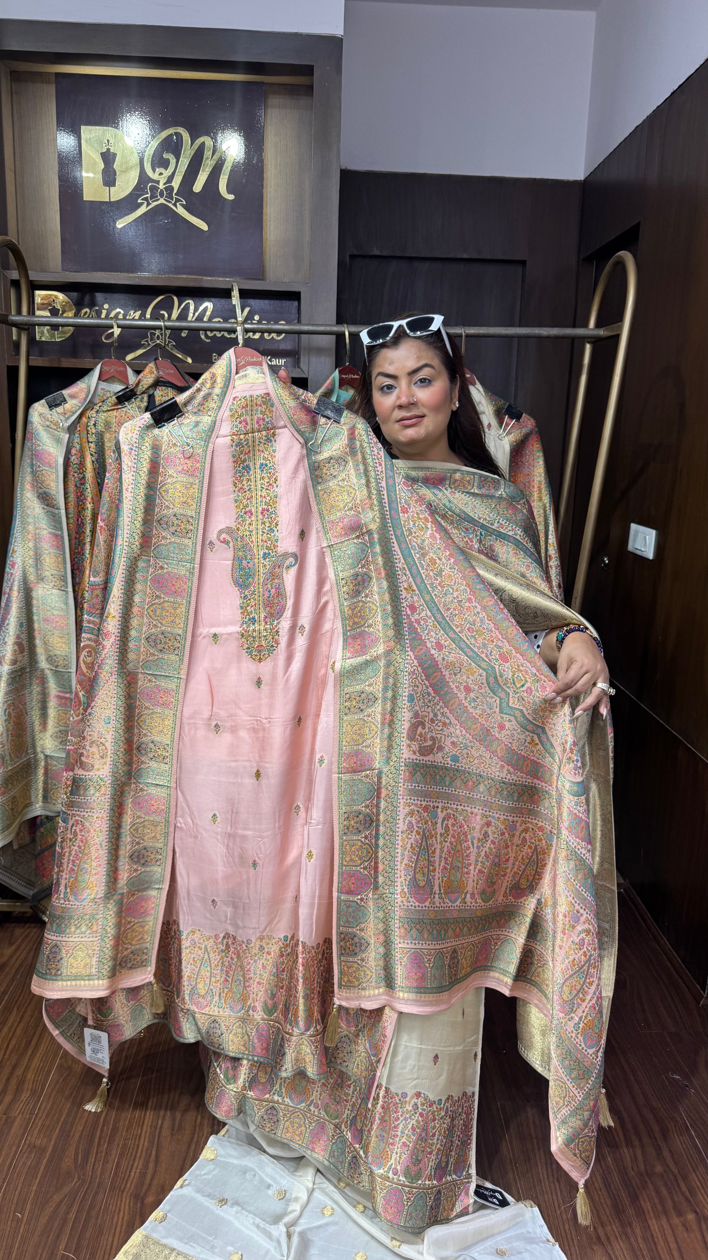 Ruhani Banarasi Unstitched Suit