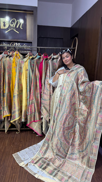 Ruhani Banarasi Unstitched Suit