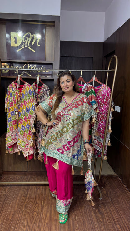 Zivelle Glass Tissue Short Kaftan Co-ord Set