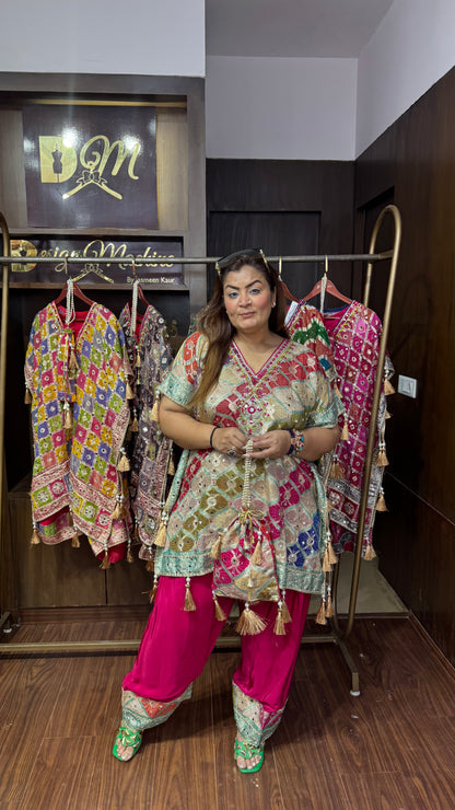 Zivelle Glass Tissue Short Kaftan Co-ord Set