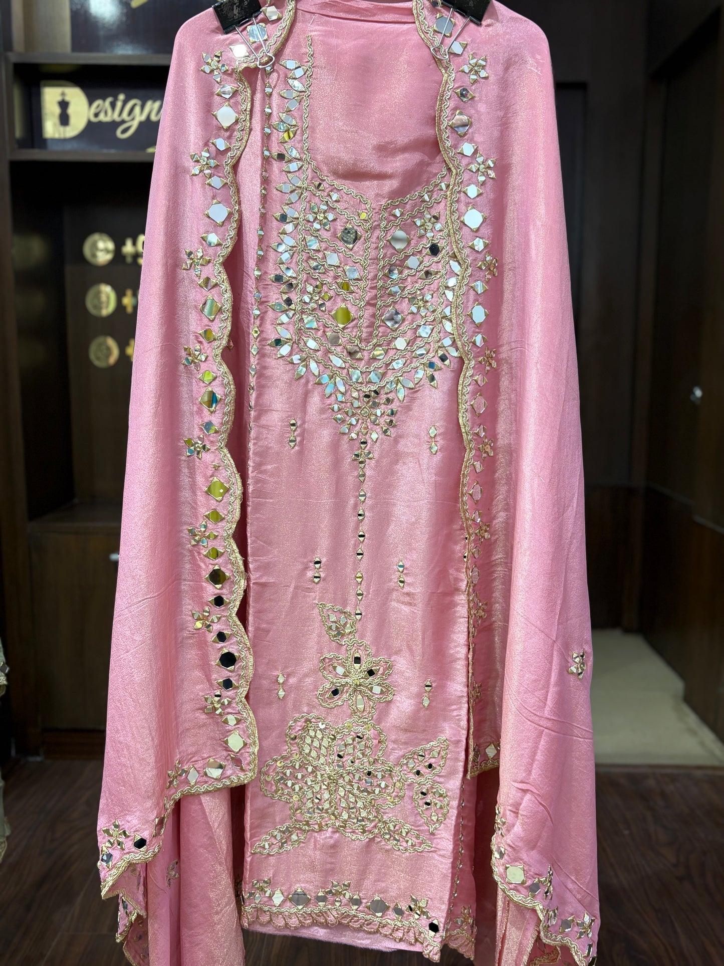 Meher Glass Tissue Suit