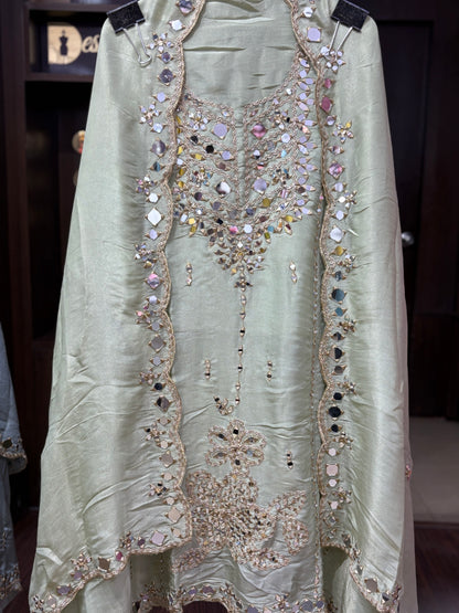 Meher Glass Tissue Suit