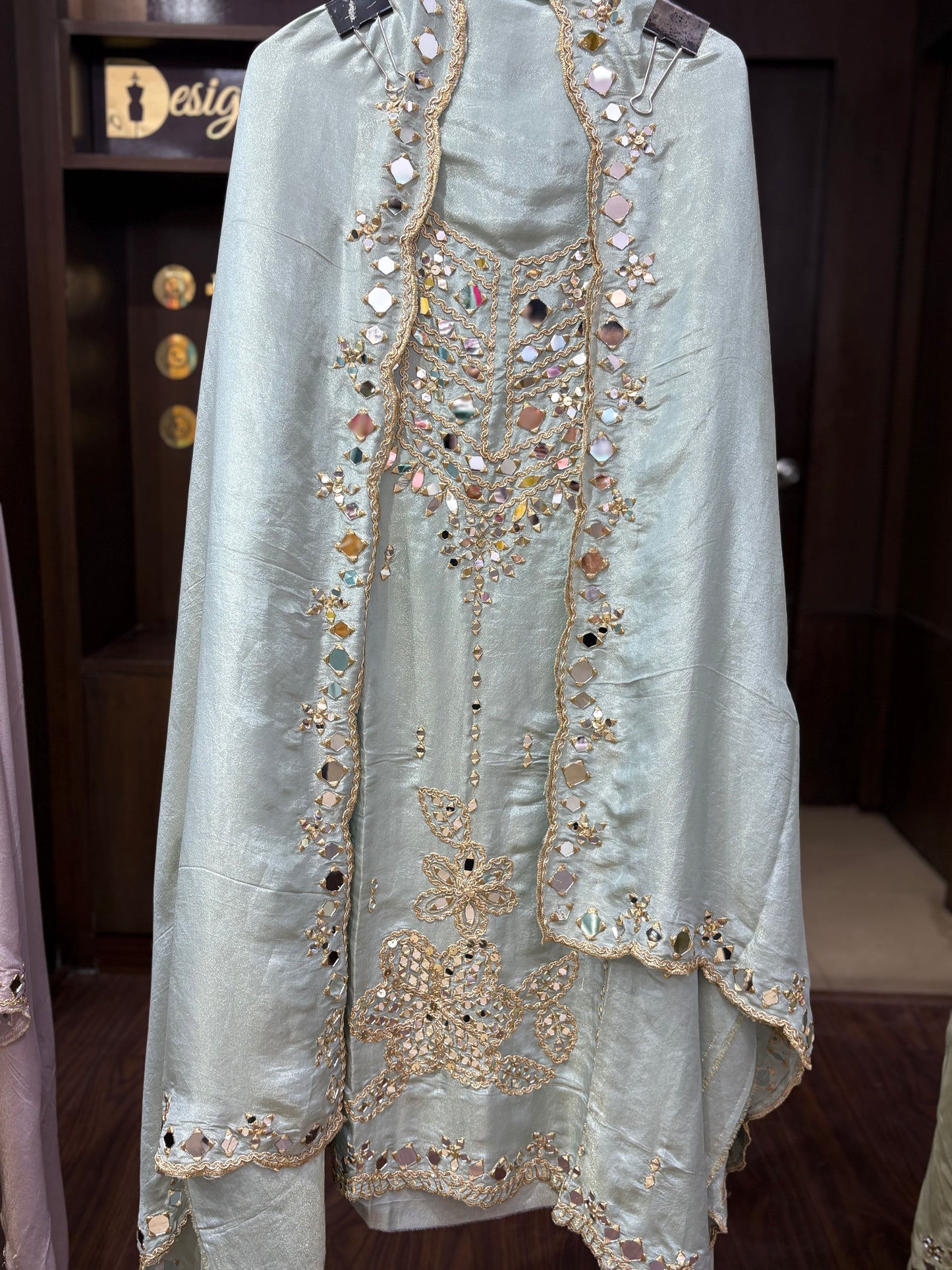 Meher Glass Tissue Suit