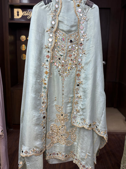 Meher Glass Tissue Suit