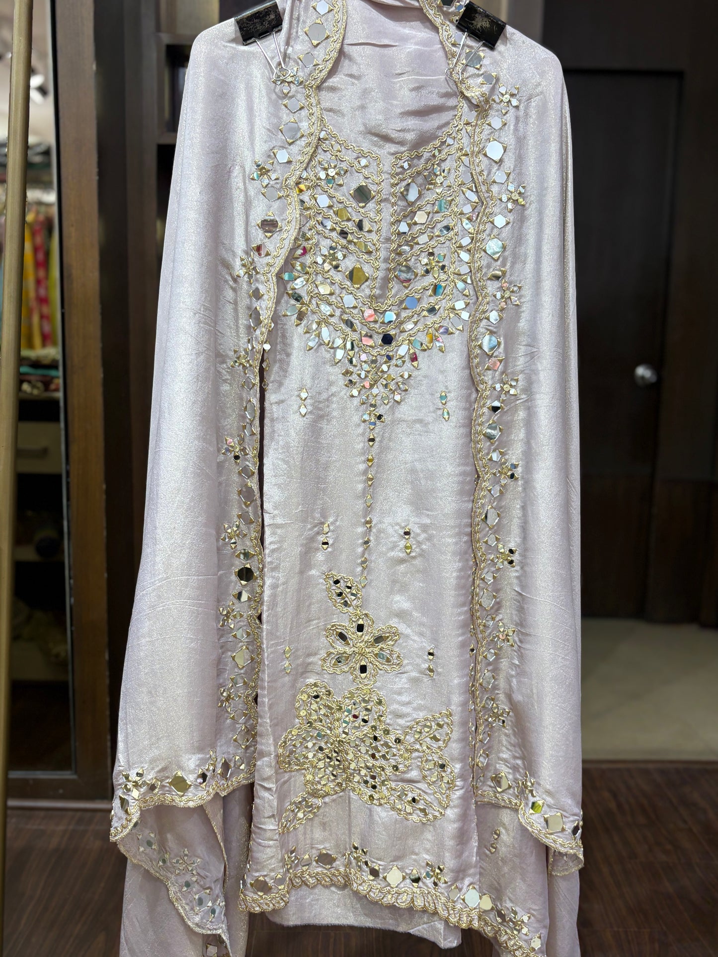 Meher Glass Tissue Suit