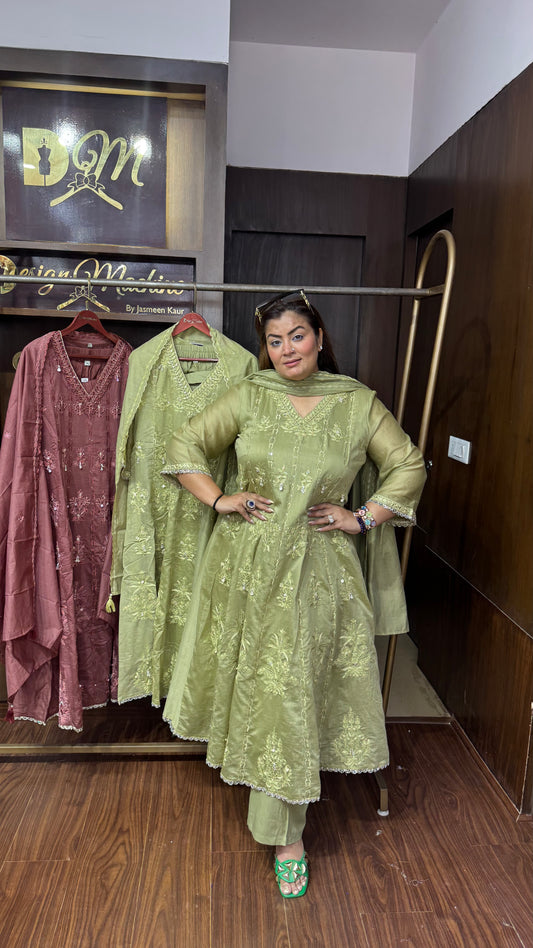 Aarohi Cotton Anarkali Suit