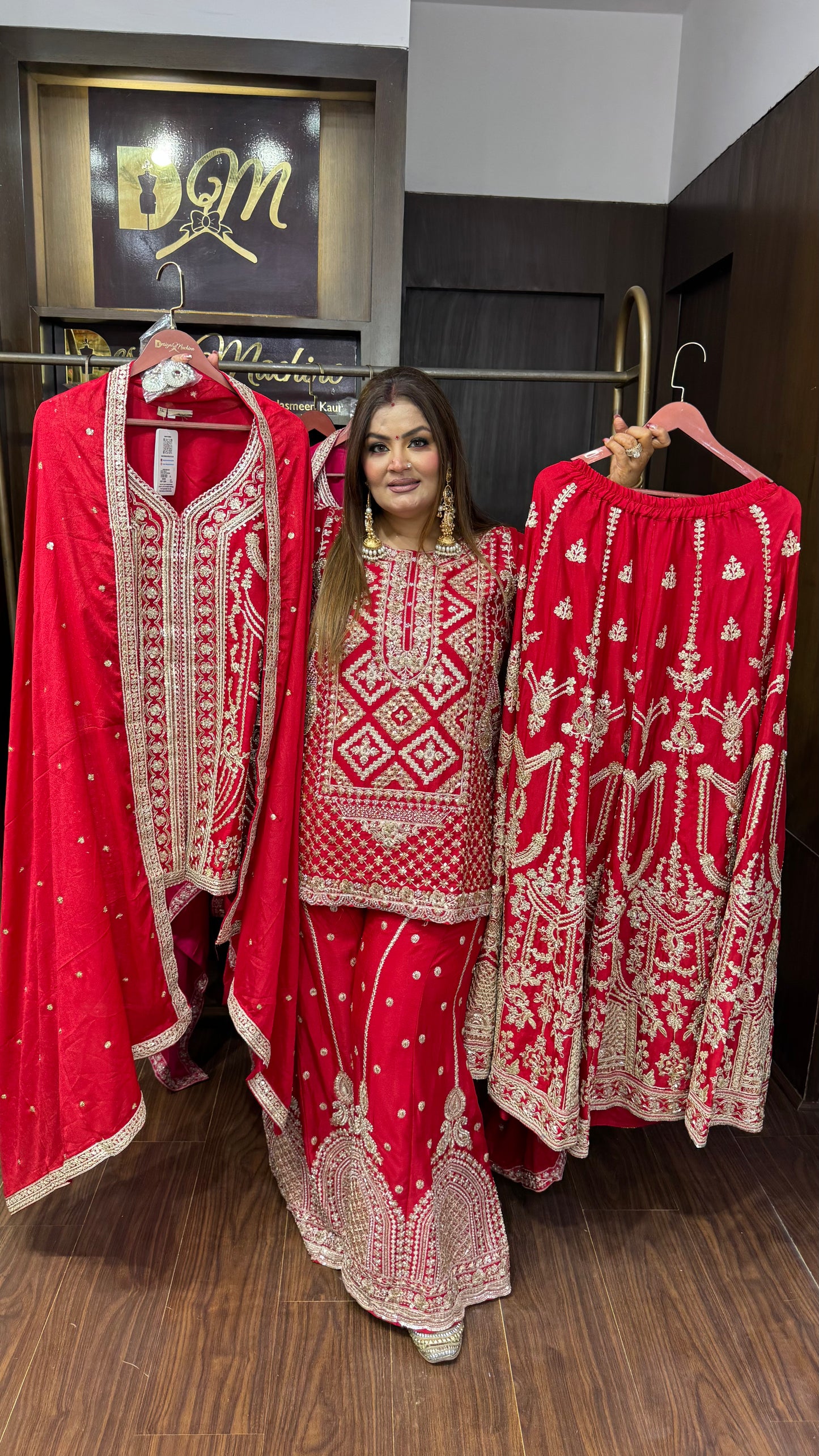 Zaylora Pure Chunon Sharara Suit