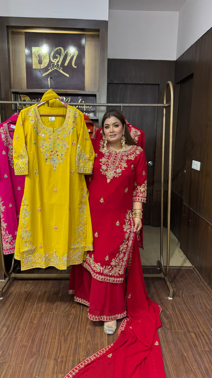 Avelina Pure Georgette Suit