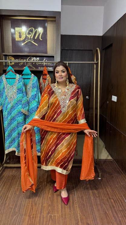 Zivara Chunon Crepe Suit