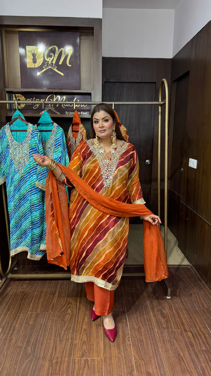Zivara Chunon Crepe Suit