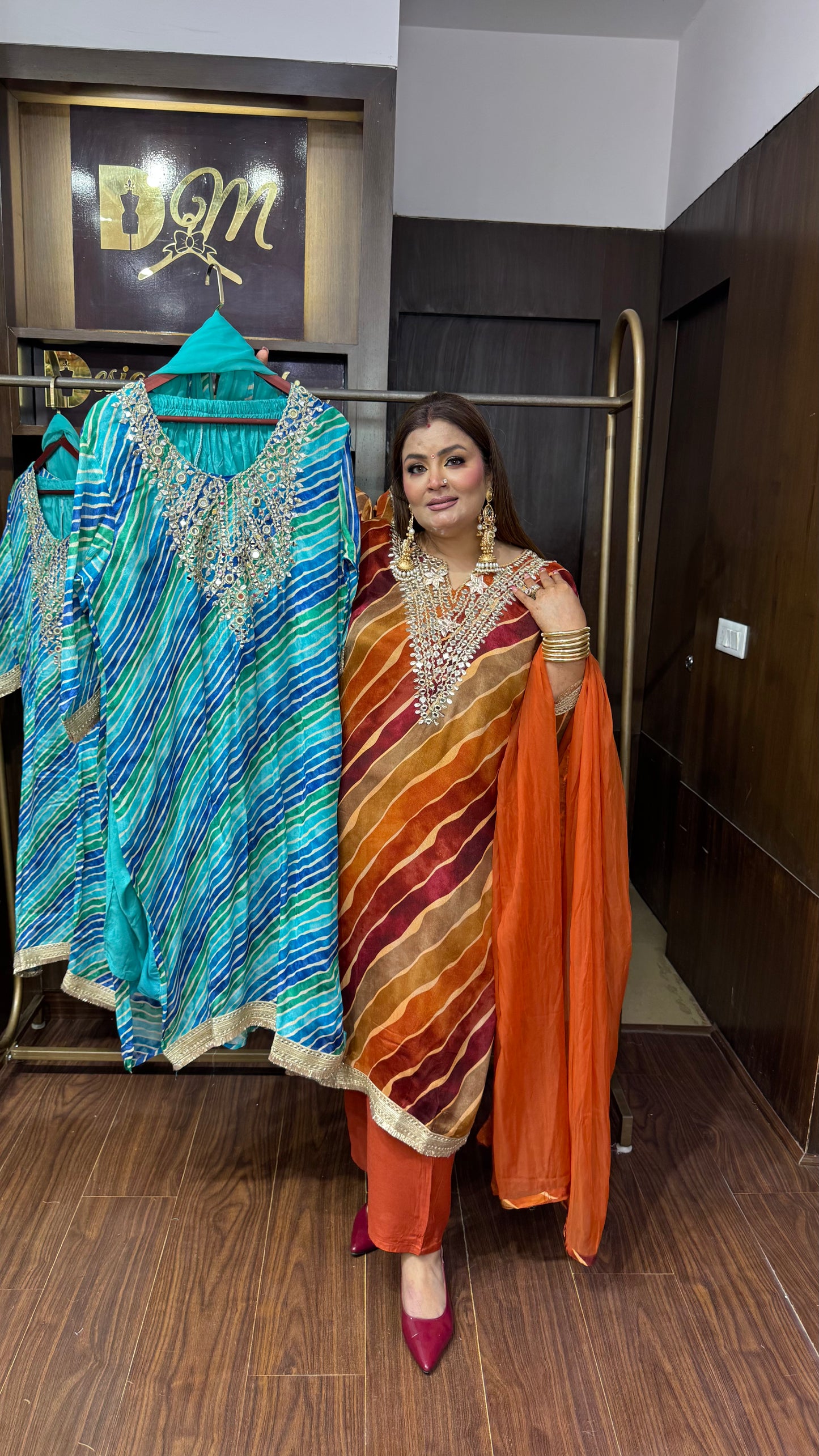 Zivara Chunon Crepe Suit