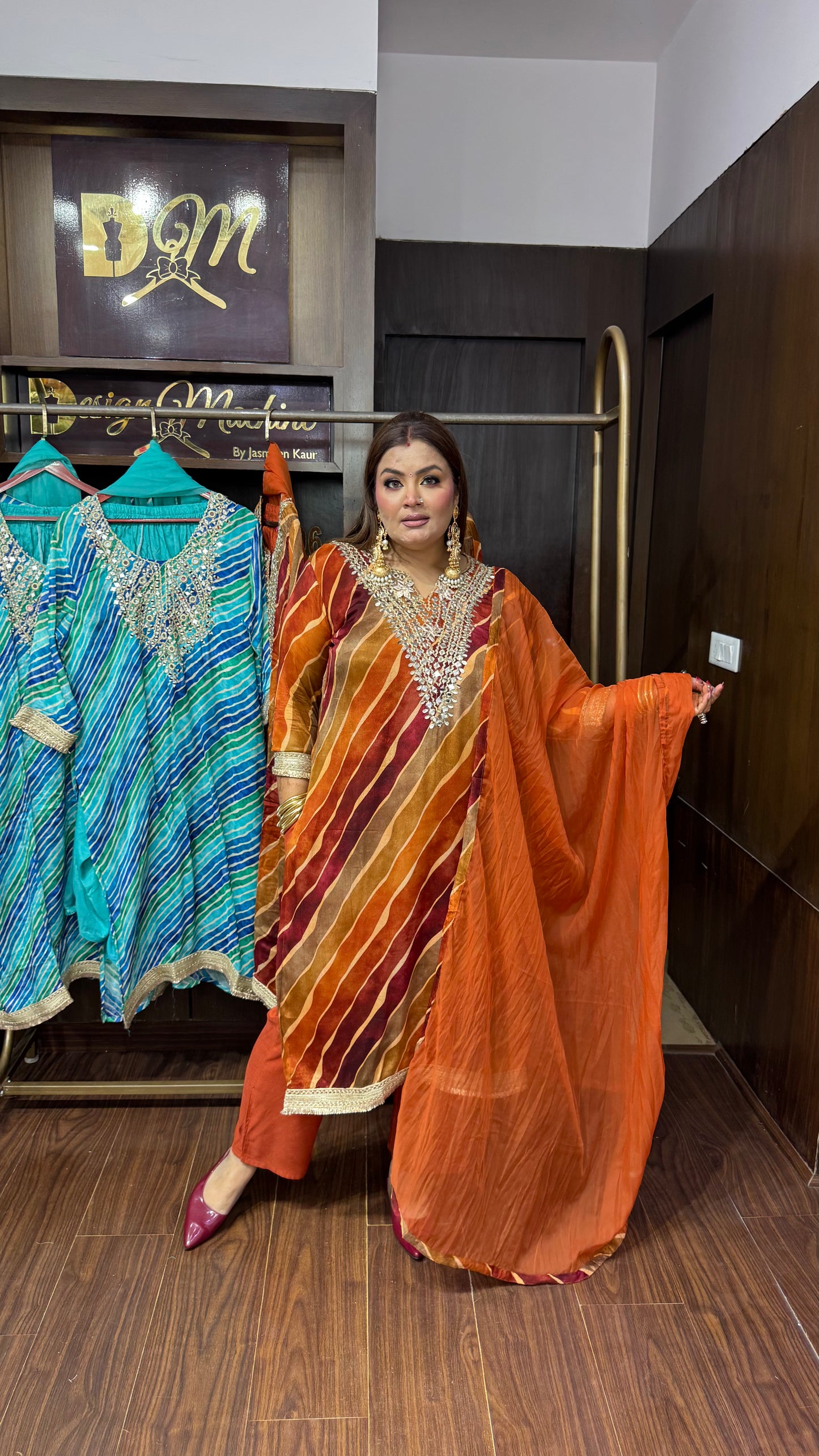 Zivara Chunon Crepe Suit