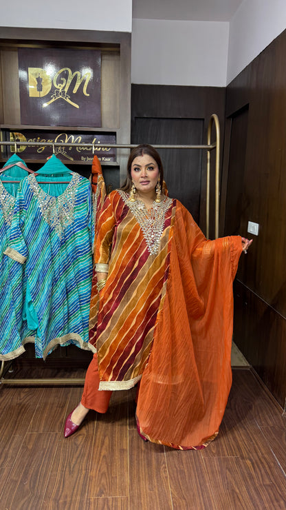 Zivara Chunon Crepe Suit