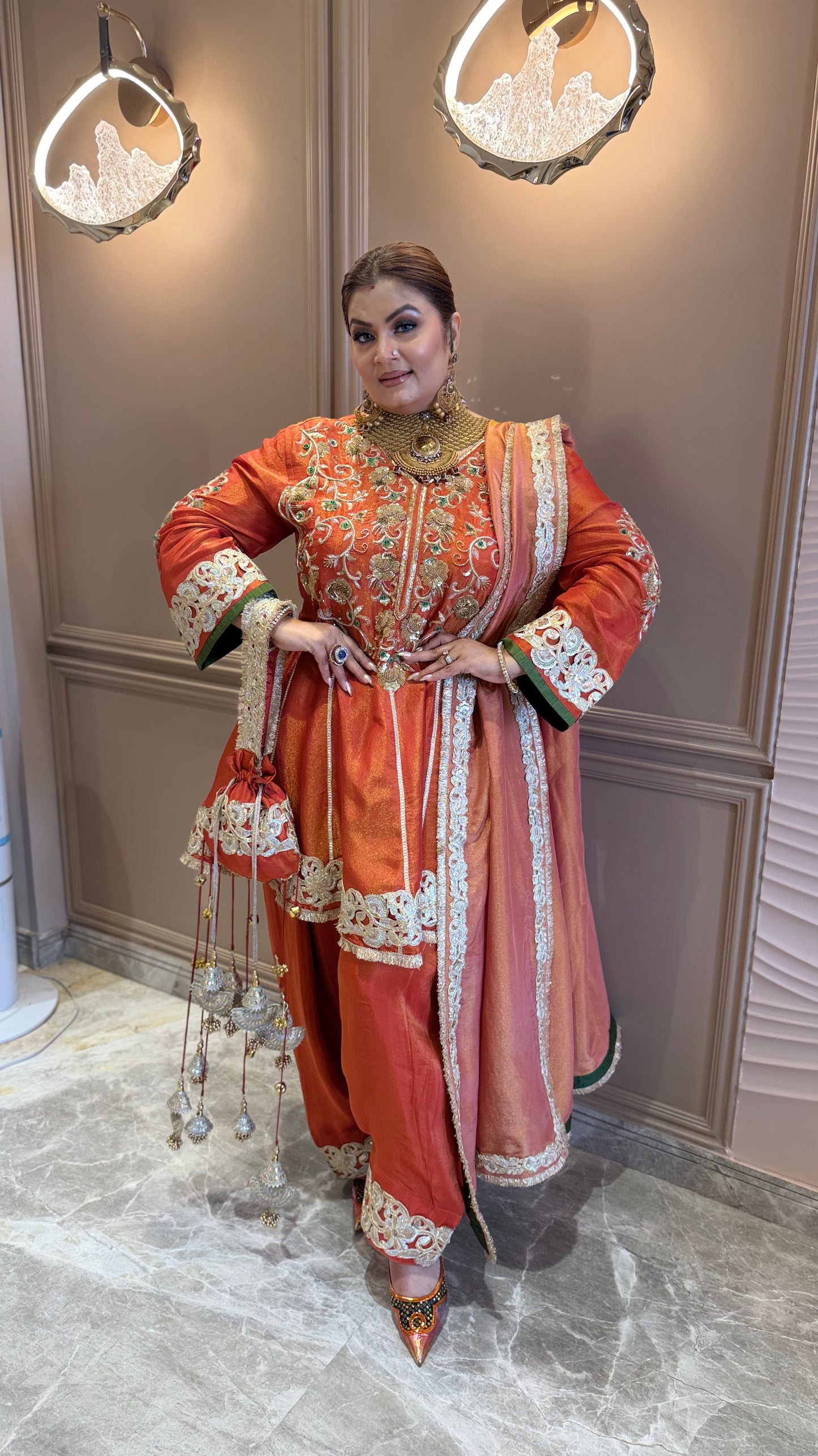 Rasha Glass Tissue Suit (Make on Order)