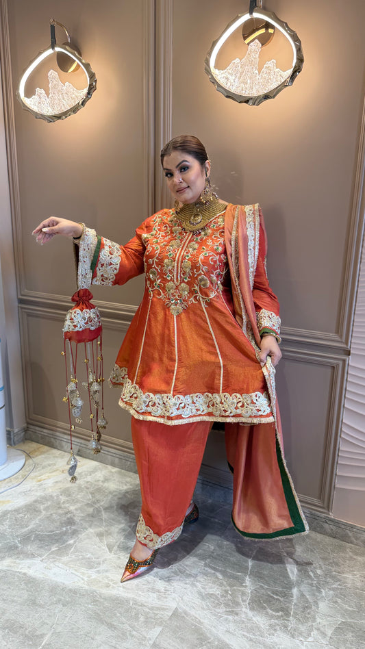 Rasha Glass Tissue Suit (Make on Order)