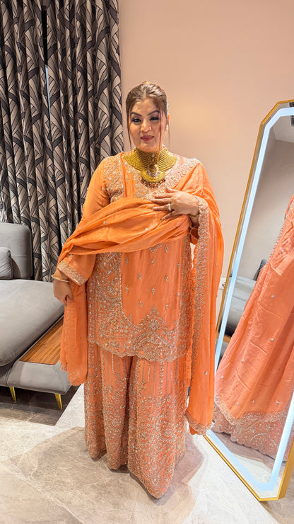 Aabira Pure Crepe Ready Made