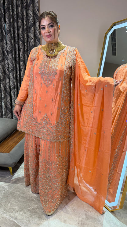 Aabira Pure Crepe Ready Made