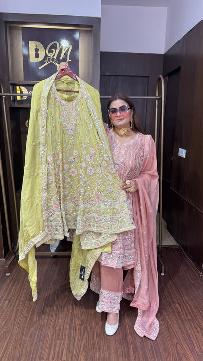 Novira (Chinnon Crepe Anarkali Suit)