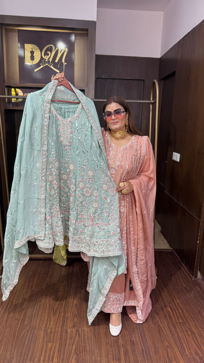 Novira (Chinnon Crepe Anarkali Suit)