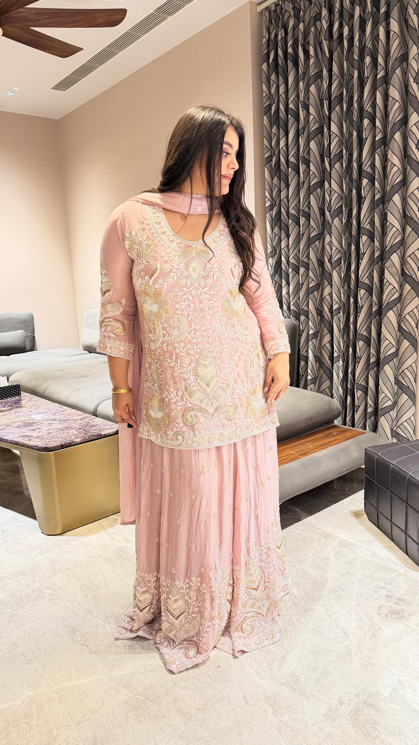 Roselle Georgette (Lehenga Suit)