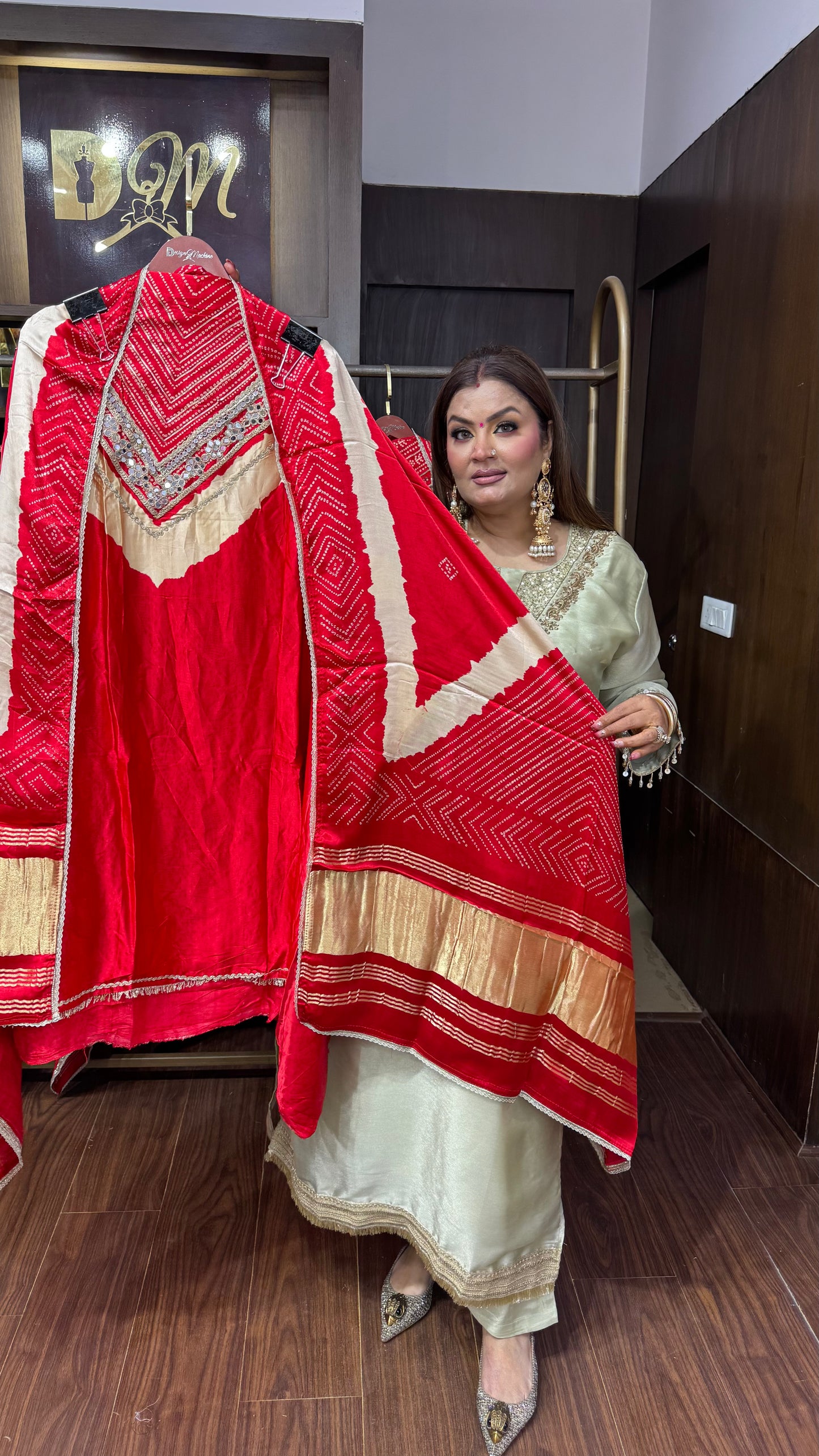Zareen Gajji Silk Unstitched Suit