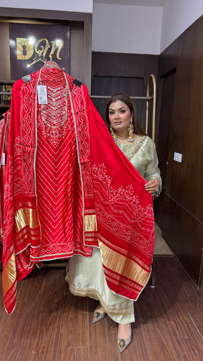 Zareen Gajji Silk Unstitched Suit
