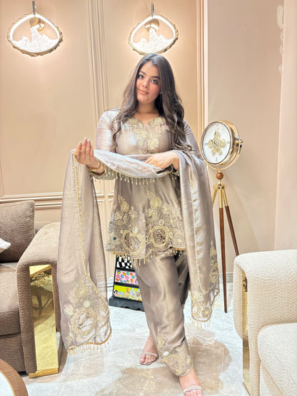 Afsana Cutwork Tissue