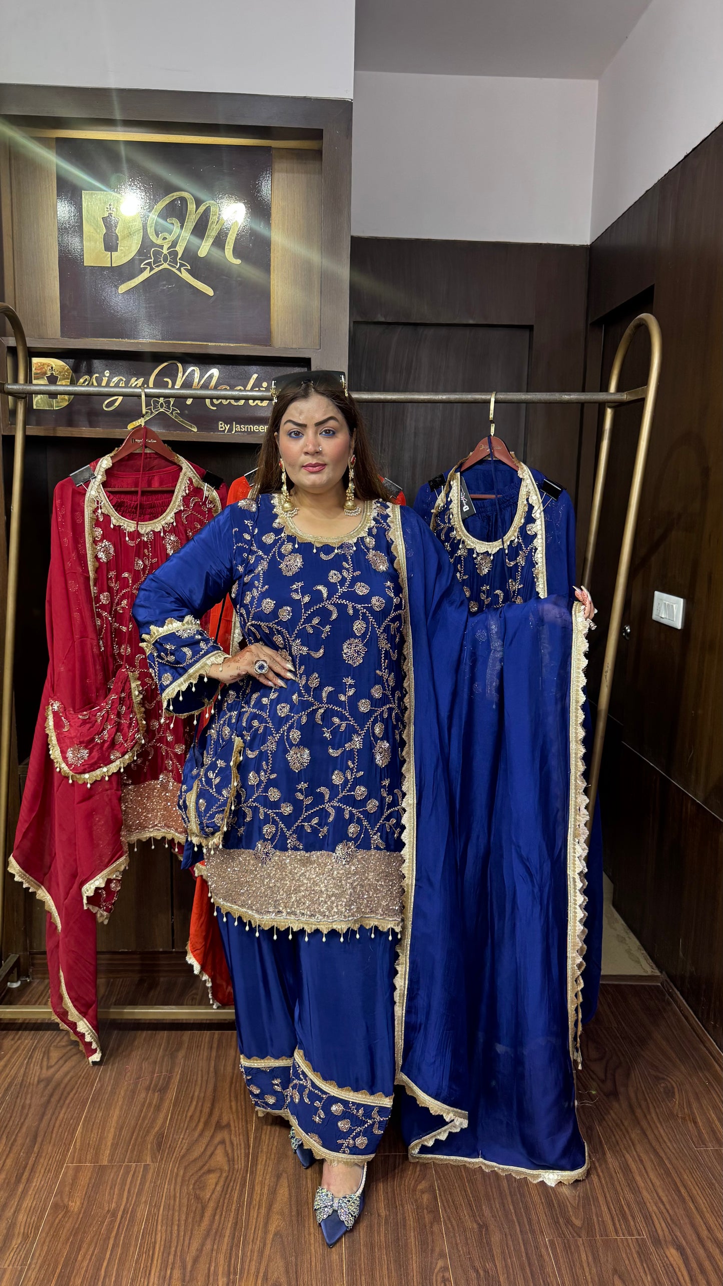 Aafreen Pure Crepe Farshi Salwar Suit