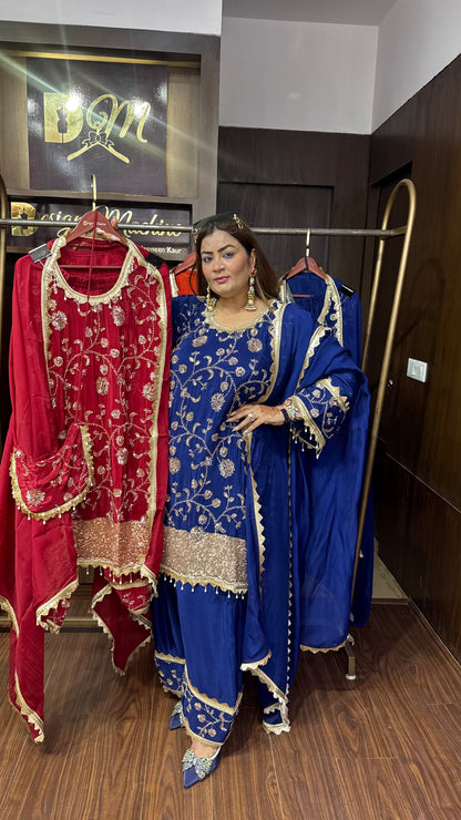 Aafreen Pure Crepe Farshi Salwar Suit