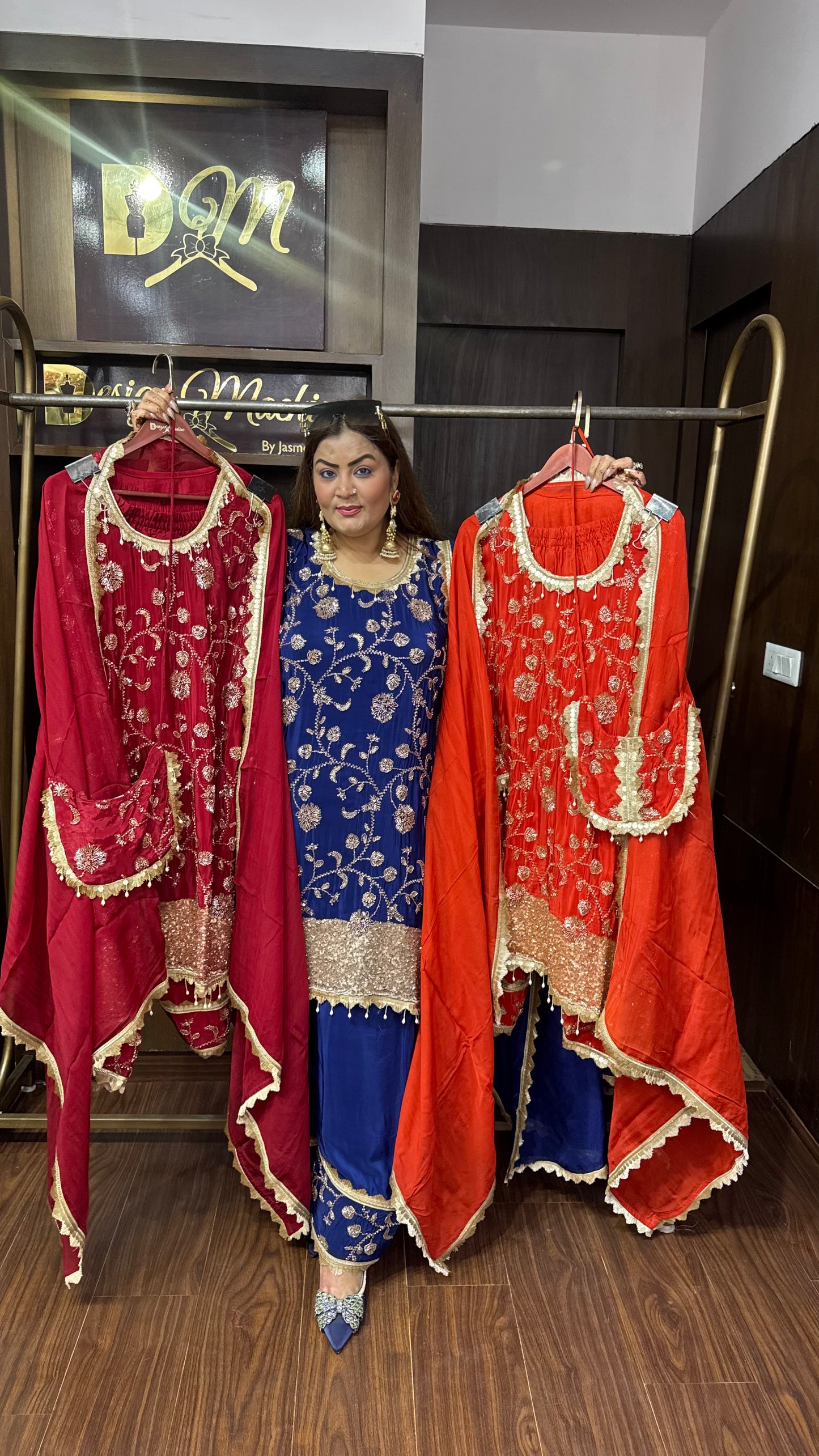 Aafreen Pure Crepe Farshi Salwar Suit